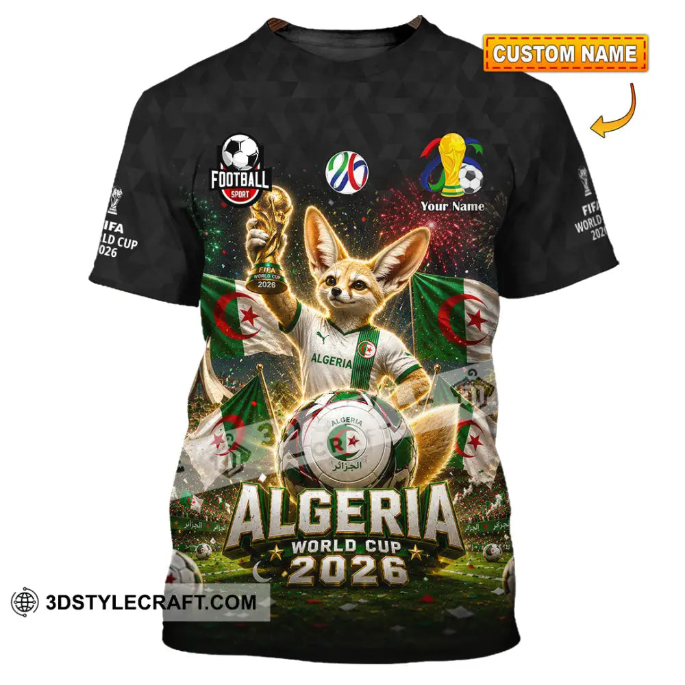 Unisex Shirt - Custom Algeria World Cup 2026 Shirt - T-shirt
