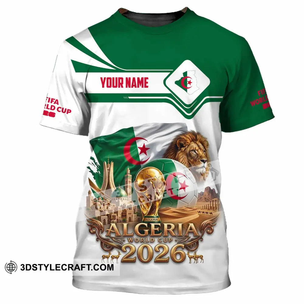 Unisex Shirt - Custom Algeria World Cup 2026 Shirt - T-Shirt / S - T-shirt