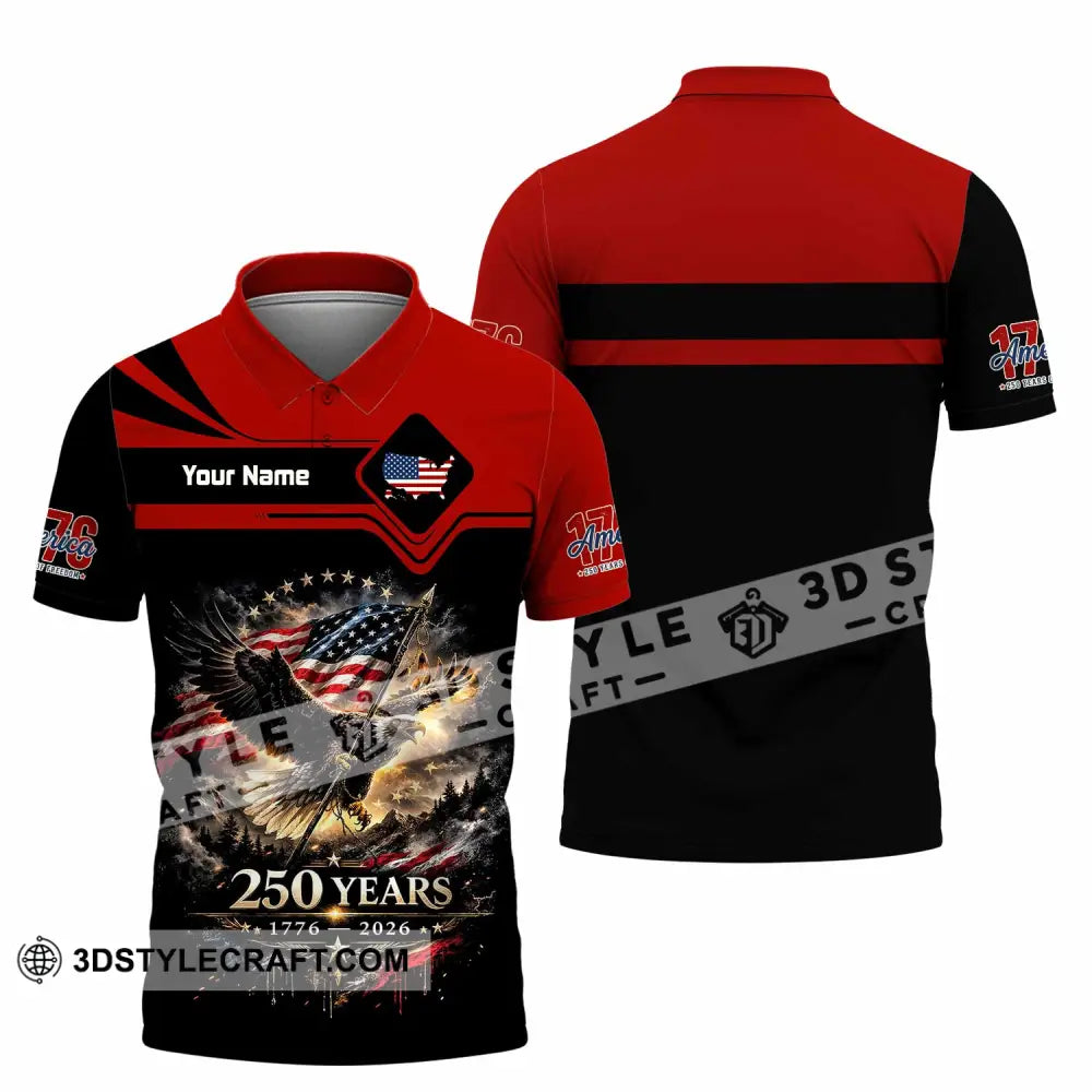 Unisex Shirt - Custom America 250 Years Shirt - Polo Shirt / S - T-shirt