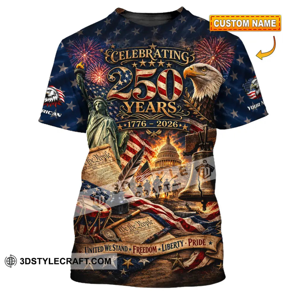 Unisex Shirt - Custom America 250 Years Shirt - T-shirt