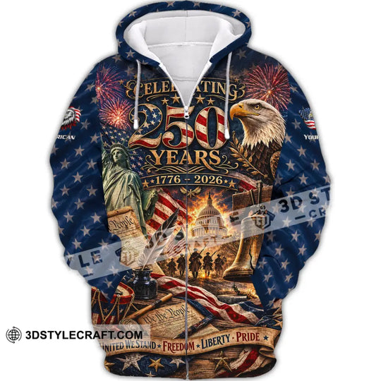 Unisex Shirt - Custom America 250 Years Shirt style option 3