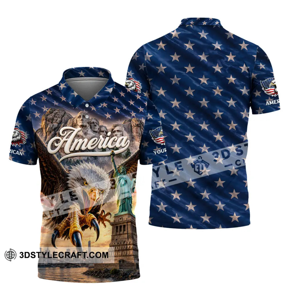 Unisex Shirt - Custom America Shirt - Polo Shirt / S - T-shirt