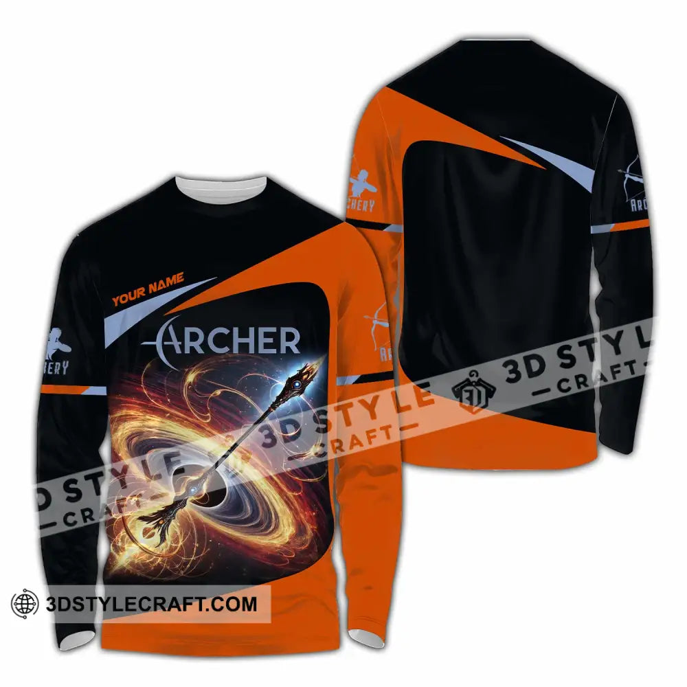 Unisex Shirt - Custom Archer Shirt Long Sleeve Shirt / S T-shirt