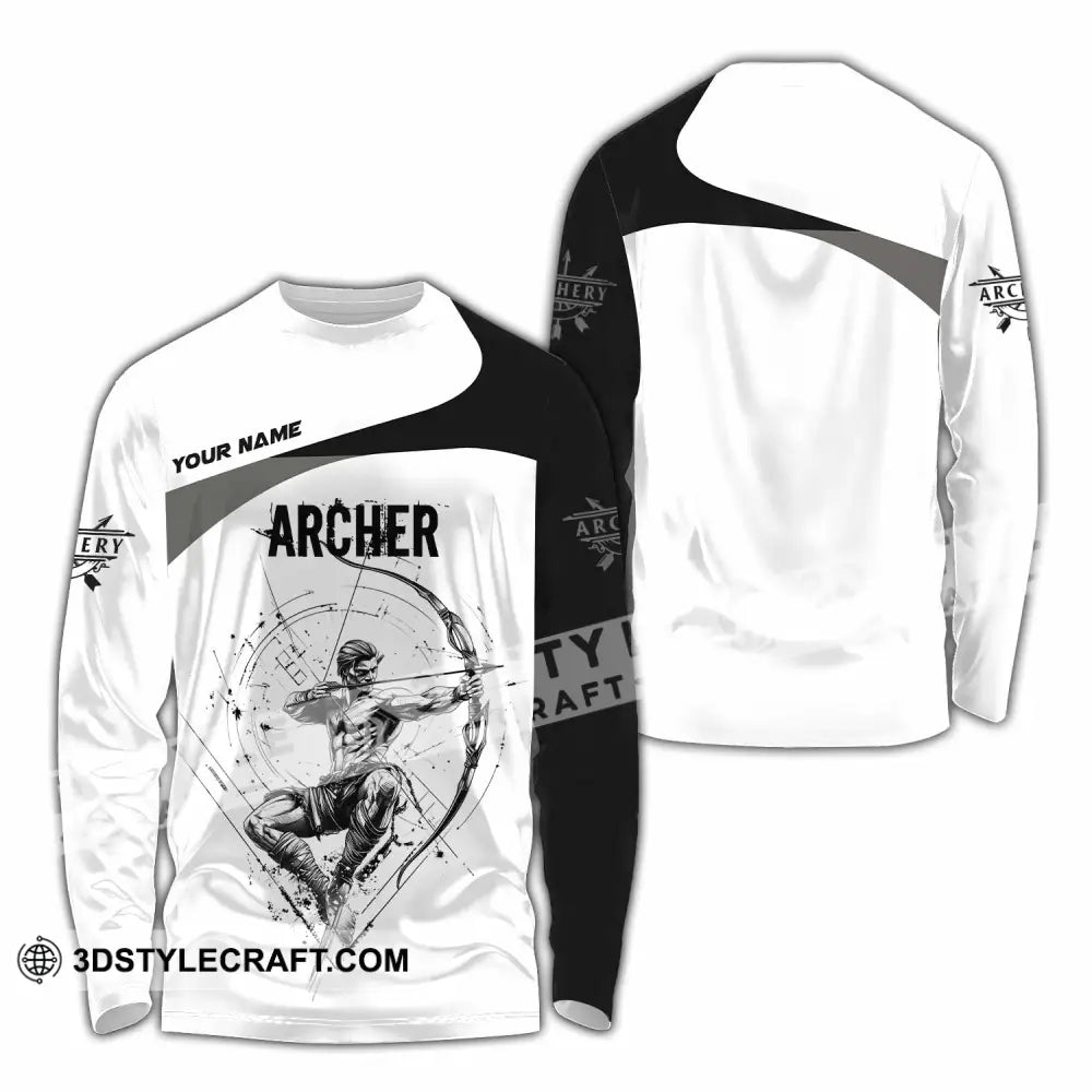 Unisex Shirt - Custom Archer Shirt Long Sleeve Shirt / S T-shirt
