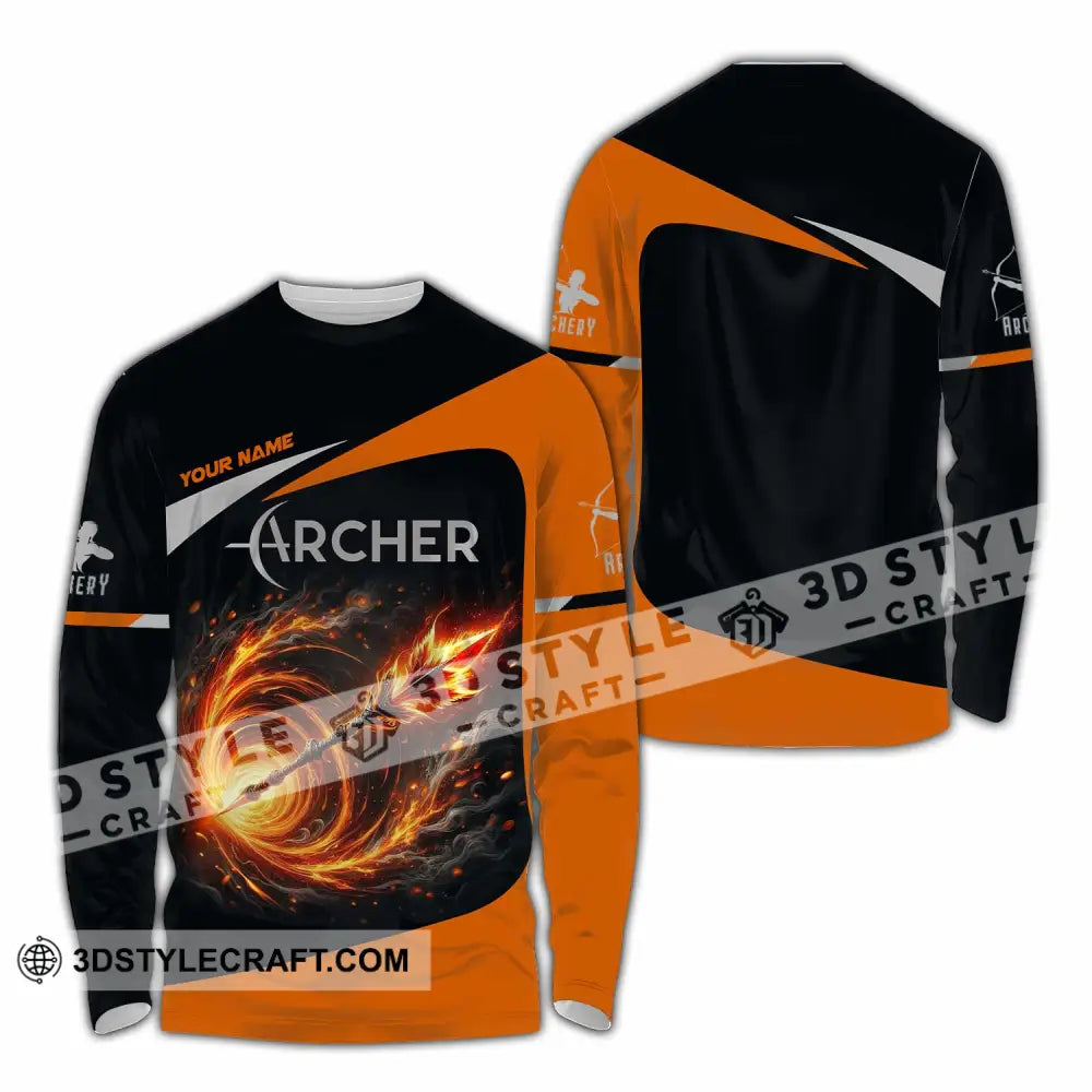 Unisex Shirt - Custom Archer Shirt Long Sleeve Shirt / S T-shirt