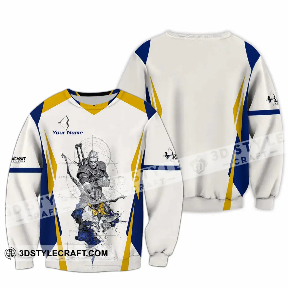 Unisex Shirt - Custom Archery 3D Shirt Long Sleeve / S T-shirt