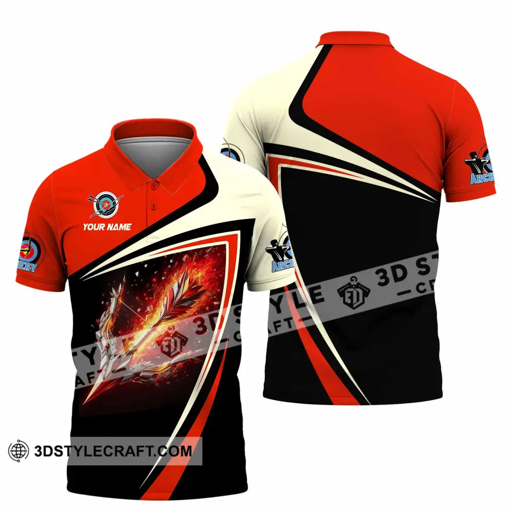 Unisex Shirt - Custom Archery 3D Shirt Polo Shirt / S T-shirt