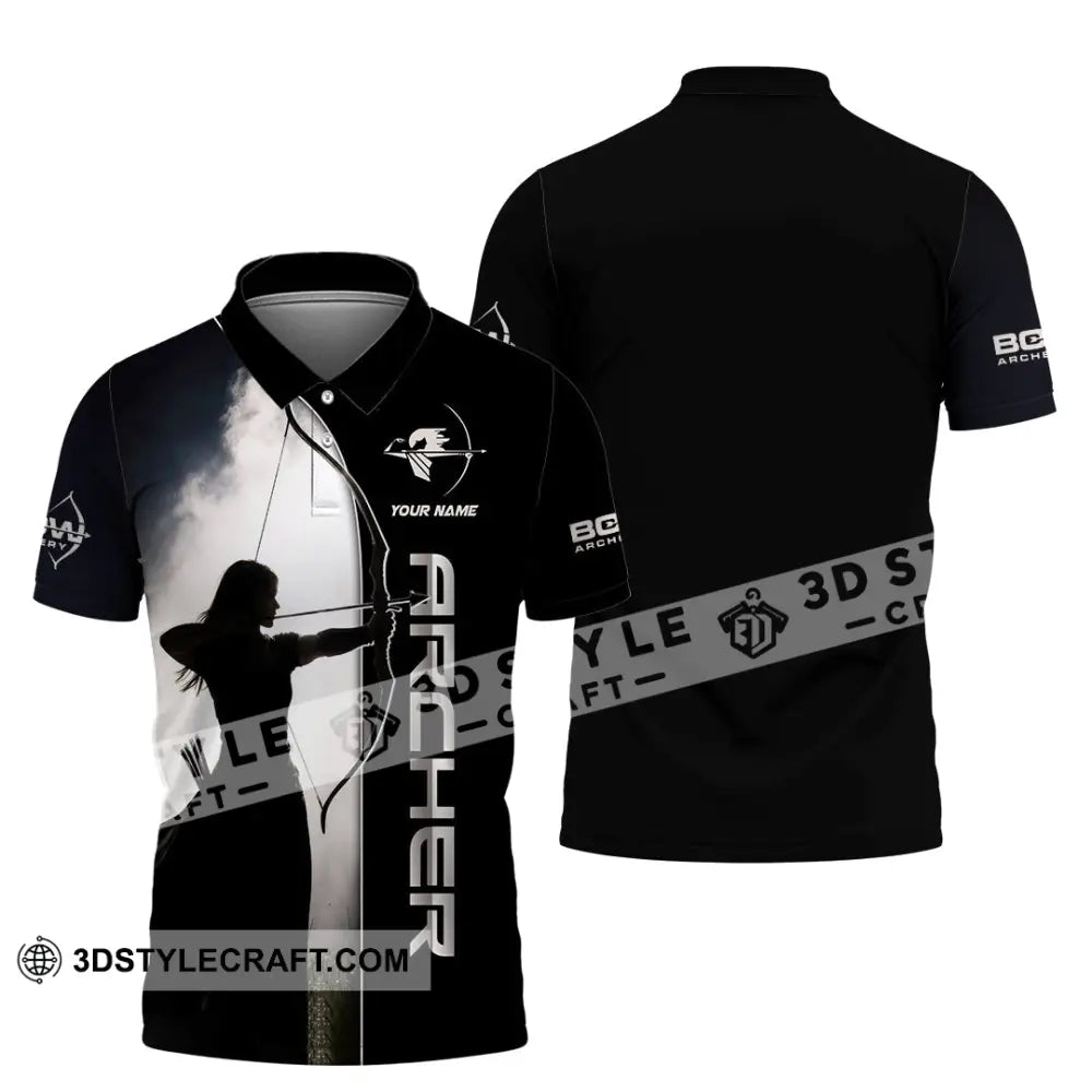 Unisex Shirt - Custom Archery 3D Shirt Polo Shirt / S T-shirt