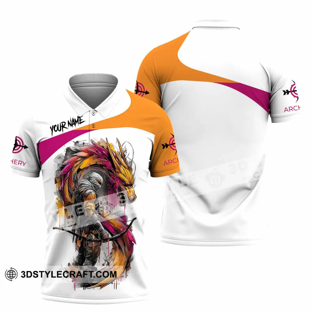 Unisex Shirt - Custom Archery 3D Shirt Polo Shirt / S T-shirt