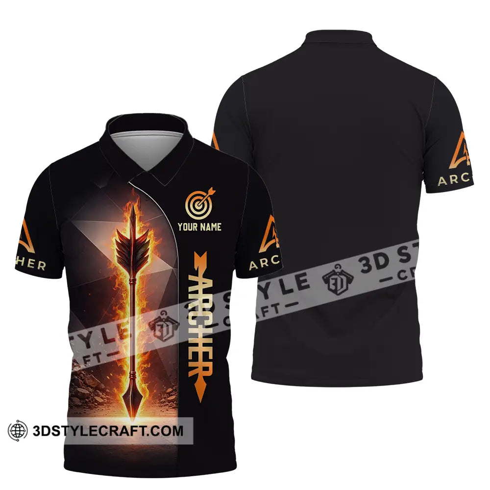 Unisex Shirt - Custom Archery 3D Shirt Polo Shirt / S T-shirt