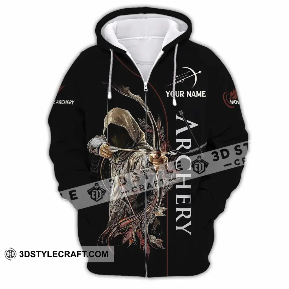 Unisex Shirt - Custom Archery 3D Shirt Zipper Hoodie / S T-shirt