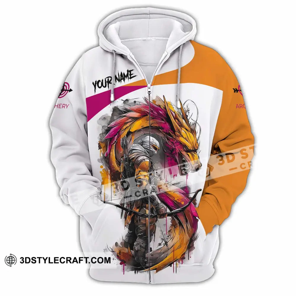 Unisex Shirt - Custom Archery 3D Shirt Zipper Hoodie / S T-shirt