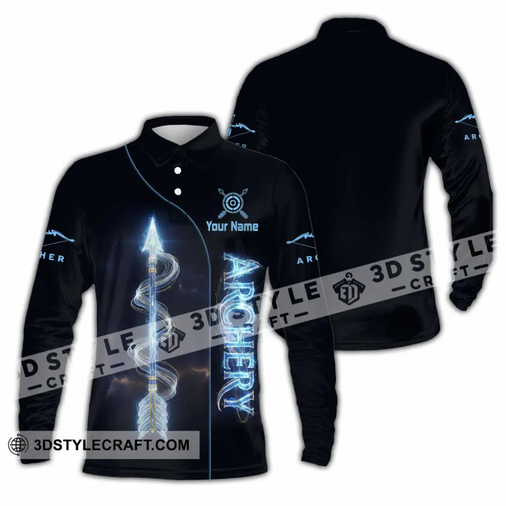 Unisex Shirt - Custom Archery Shirt - Long Sleeve Polo / S - T-shirt