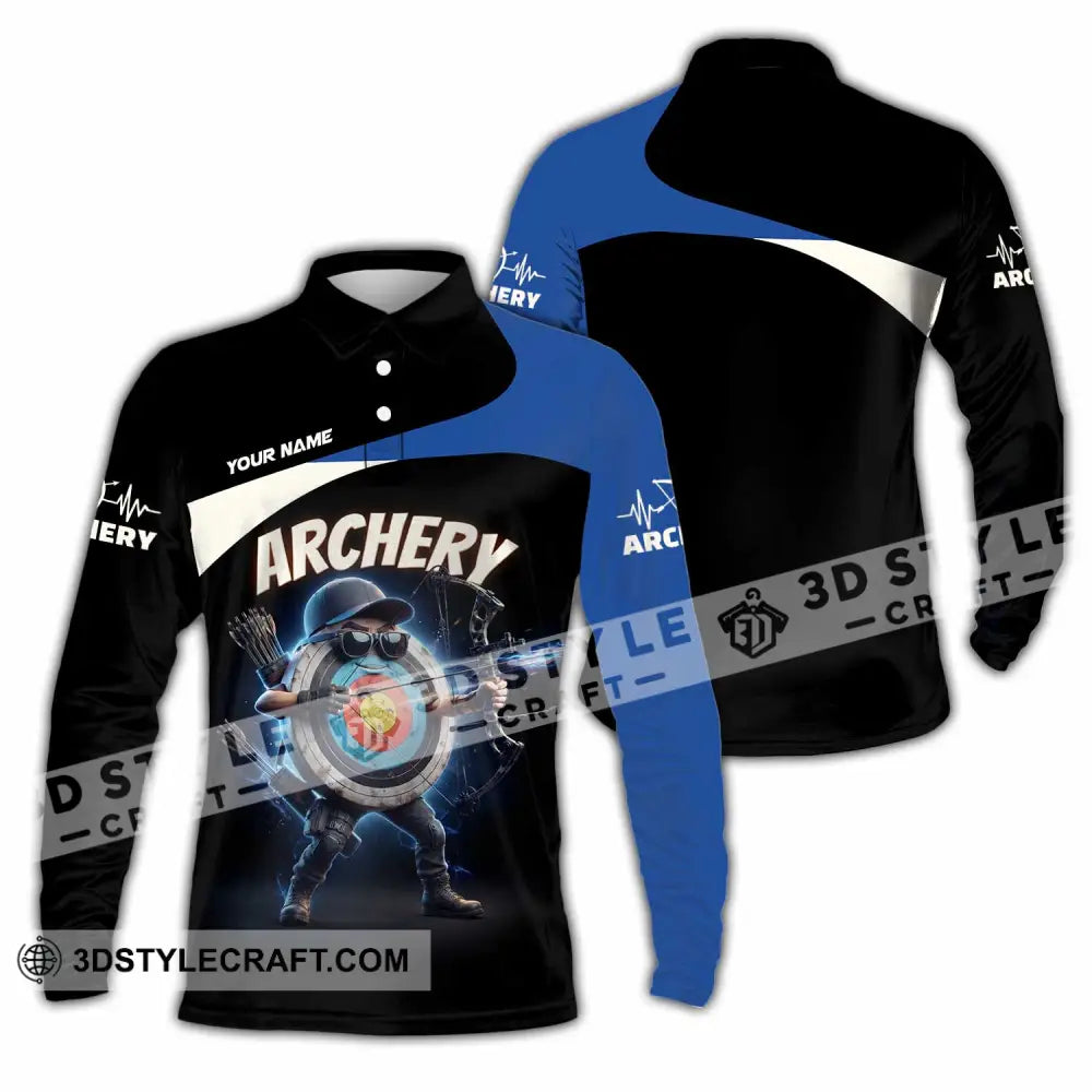 Unisex Shirt - Custom Archery Shirt - Long Sleeve Polo / S - T-shirt