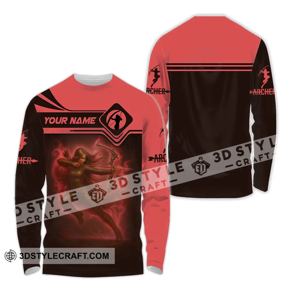 Unisex Shirt Custom Archery Shirt Long Sleeve Shirt / S T shirt