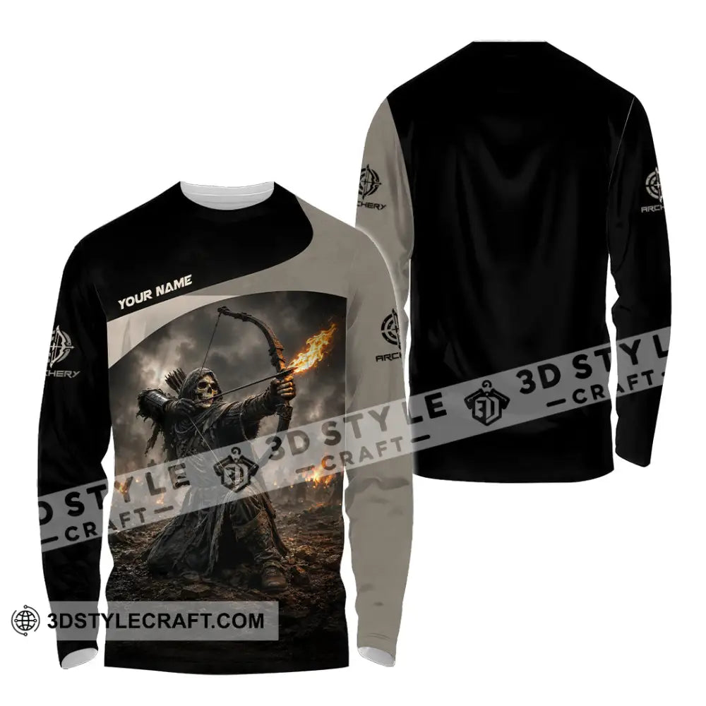 Unisex Shirt - Custom Archery Shirt - Long Sleeve Shirt / S - T-shirt