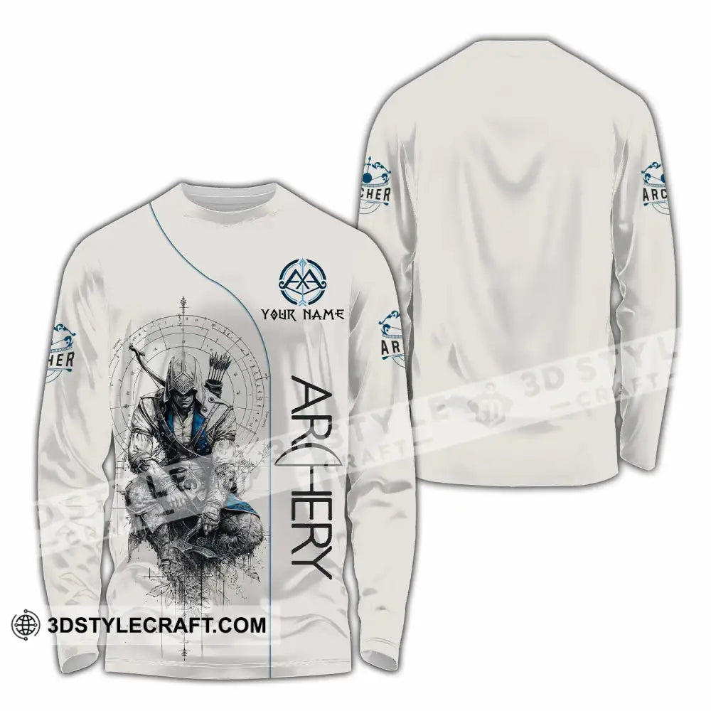 Unisex Shirt Custom Archery Shirt Long Sleeve Shirt / S T shirt