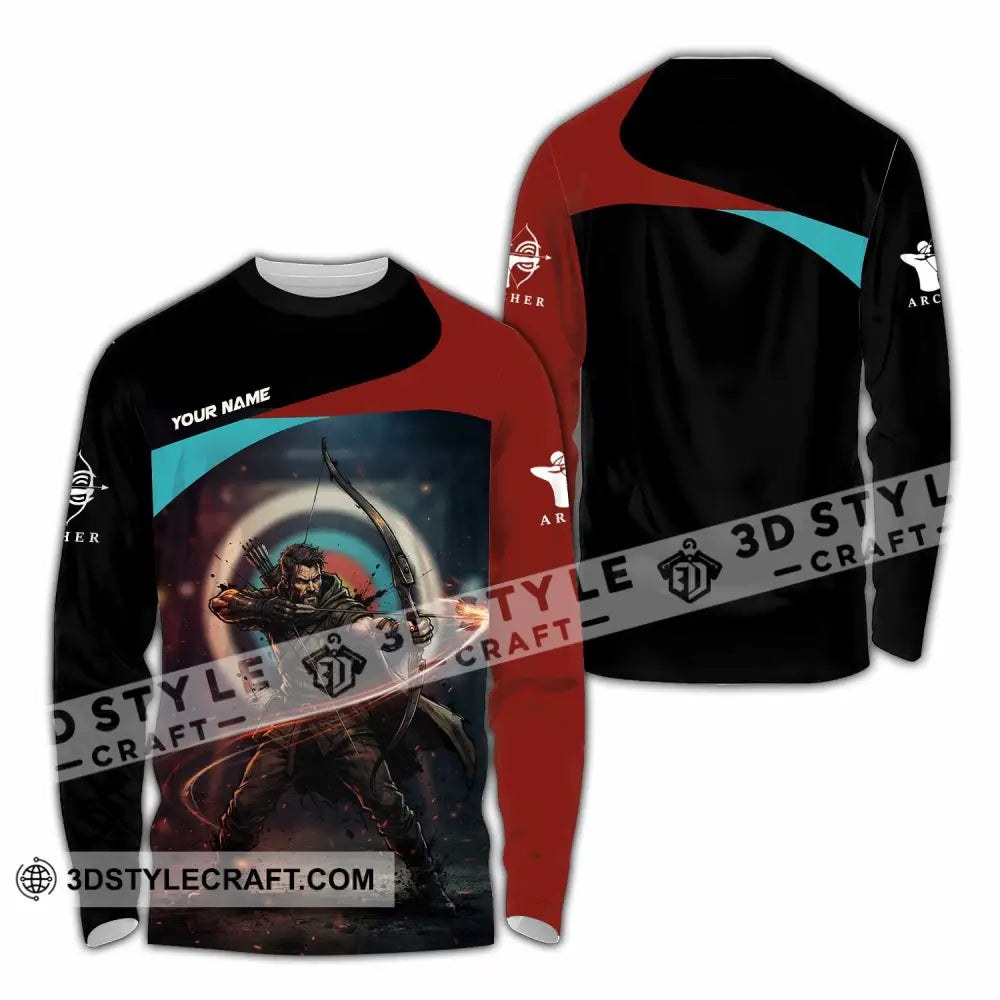 Unisex Shirt - Custom Archery Shirt - Long Sleeve Shirt / S - T-shirt