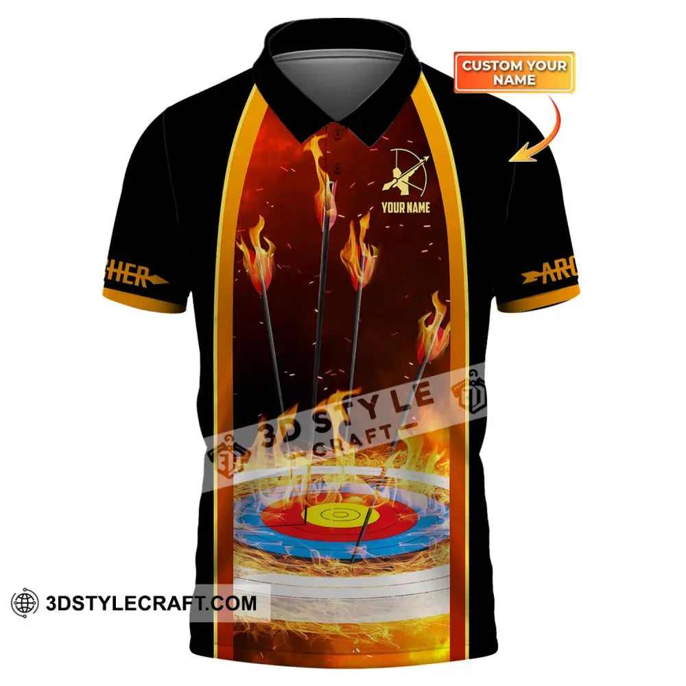 Unisex Shirt Custom Archery Polo T-Shirt Gifts For Lovers / S