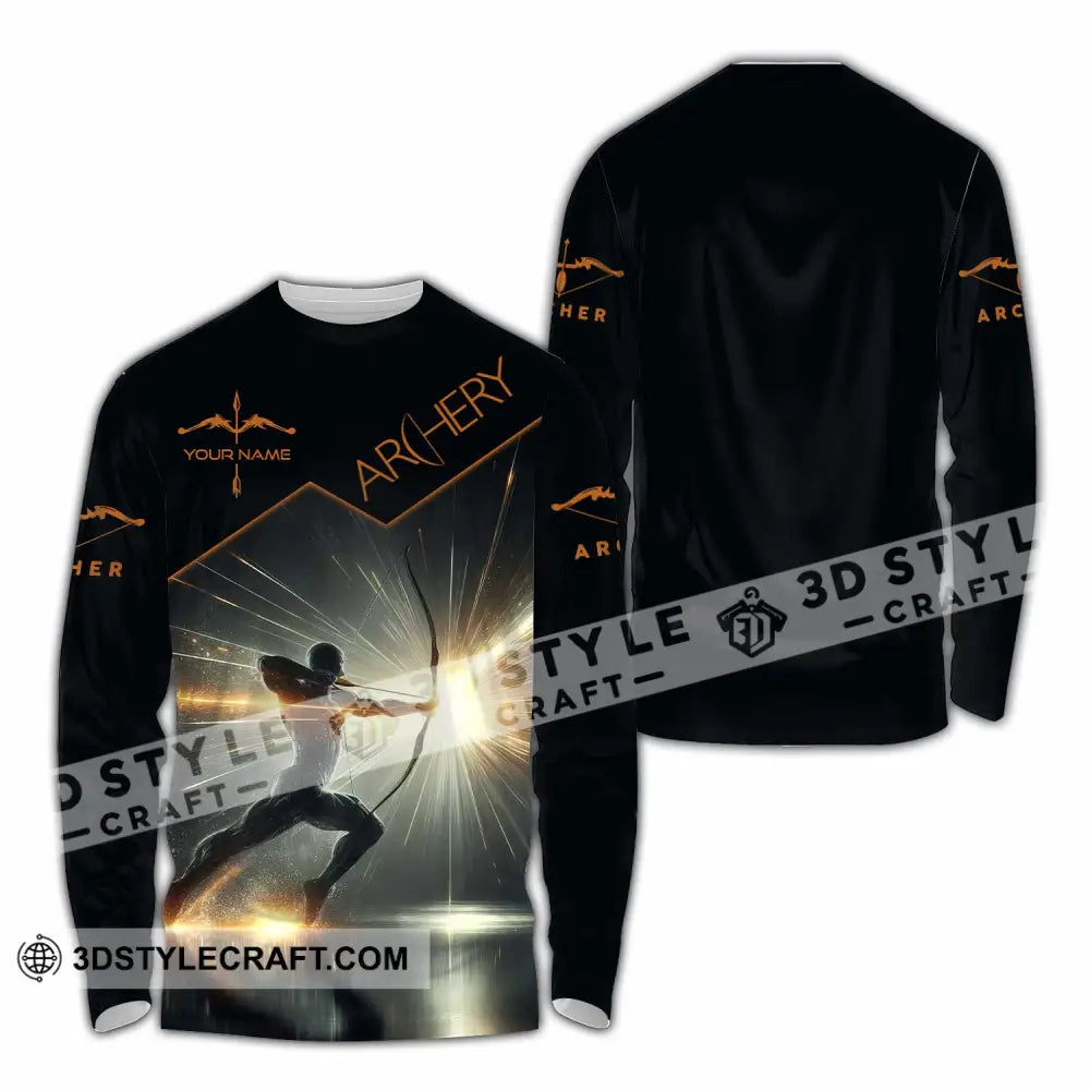 Unisex Shirt - Custom Archery Sport Shirt Long Sleeve Shirt / S T-shirt