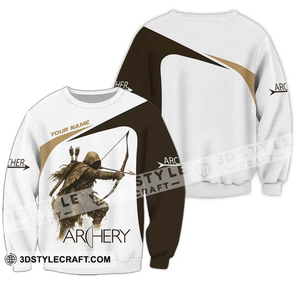 Unisex Shirt Custom Archery Sport Lover Shirt Long Sleeve / S T shirt