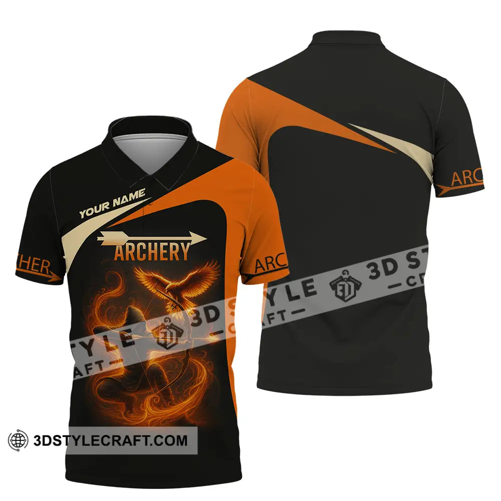 Unisex Shirt Custom Archery Sport Lover Shirt Polo Shirt / S T shirt