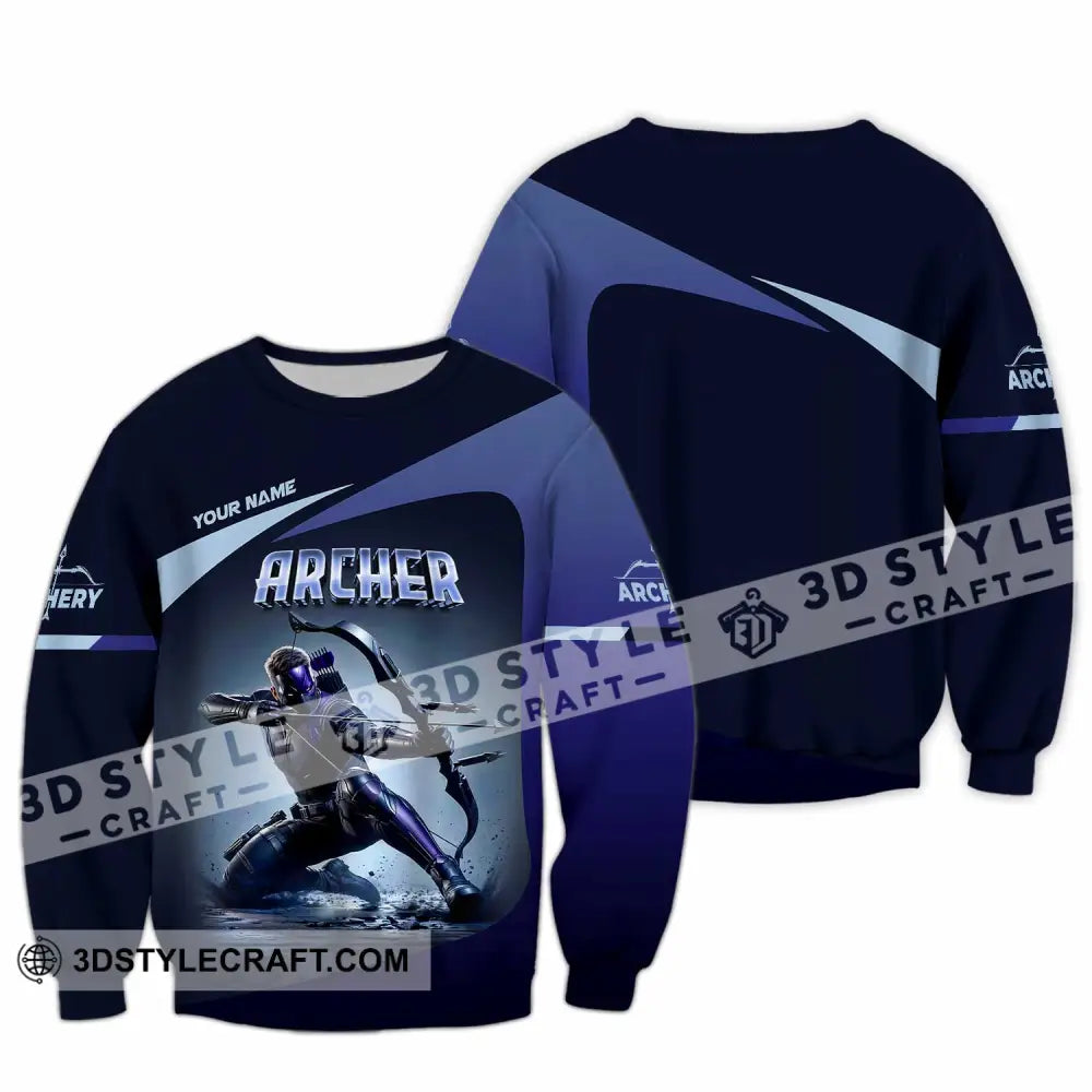 Unisex Shirt - Custom Archery Warrior Sport Shirt Long Sleeve / S T-shirt