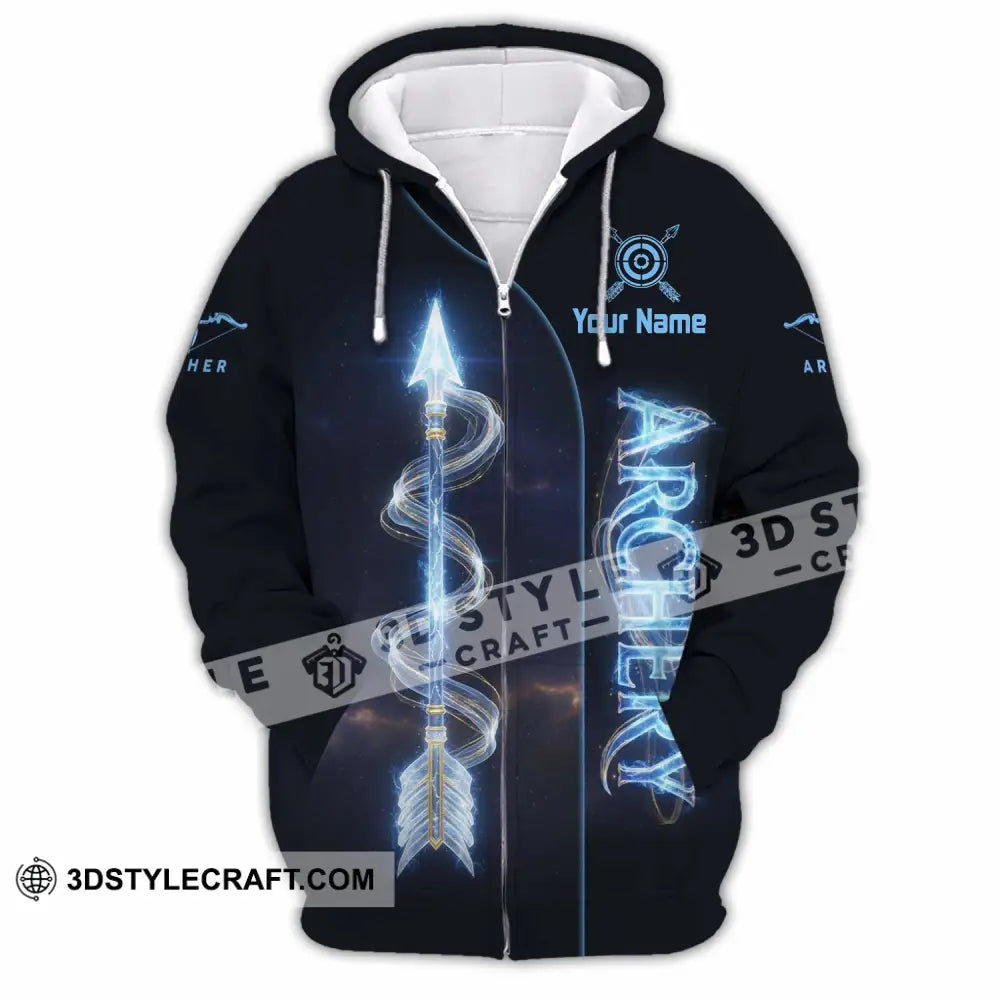 Unisex Shirt - Custom Archery Shirt - Zipper Hoodie / S - T-shirt