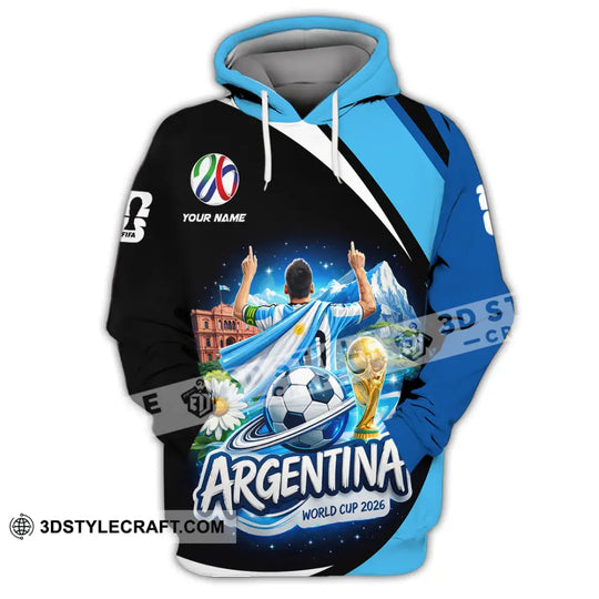 Unisex Shirt - Custom Argentina 2026 3D Shirt style option 2