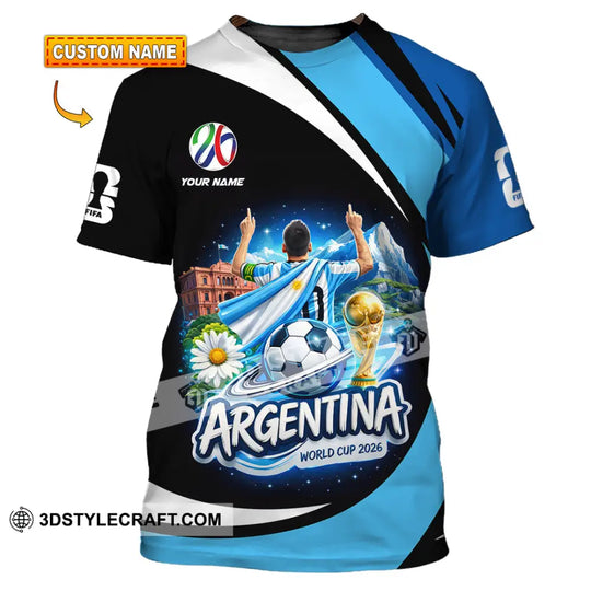 Unisex Shirt - Custom Argentina 2026 3D Shirt style option 1