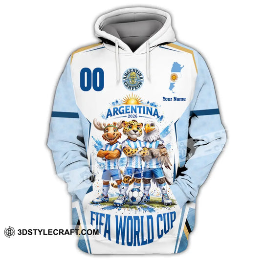 Unisex Shirt - Custom Argentina 3D Shirt style option 2