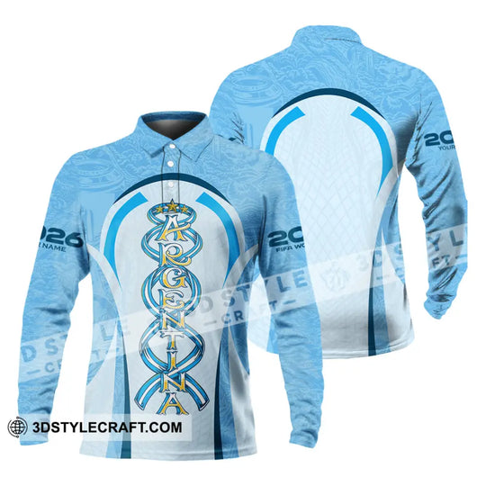 Unisex Shirt - Custom Argentina 3D Shirt style option 4