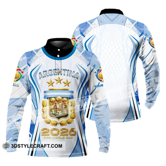 Unisex Shirt - Custom Argentina 3D Shirt style option 4