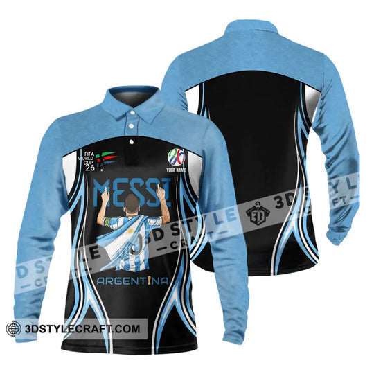 Unisex Shirt - Custom Argentina 3D Shirt style option 4