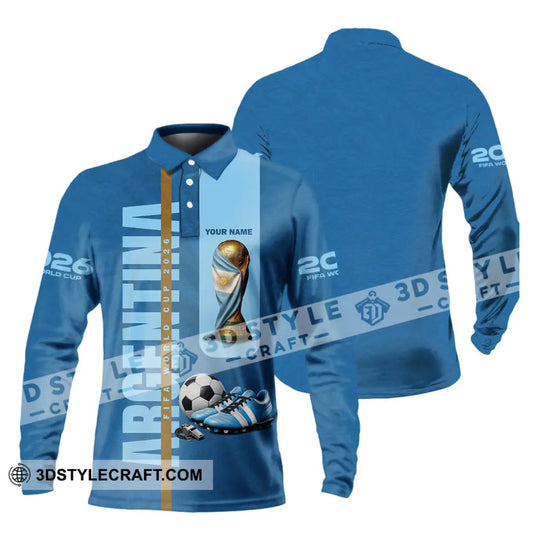 Unisex Shirt - Custom Argentina 3D Shirt style option 4