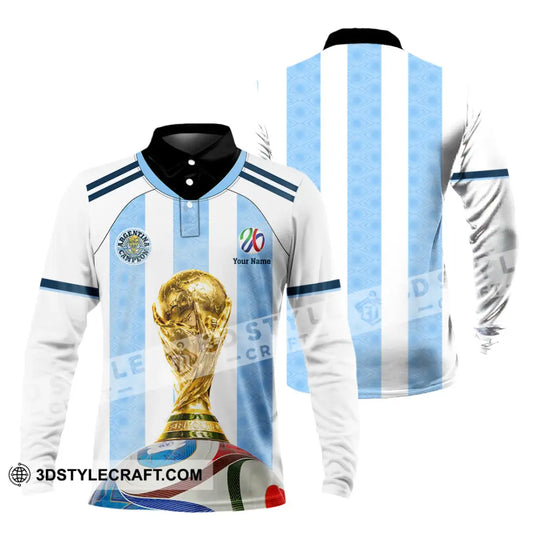 Unisex Shirt - Custom Argentina 3D Shirt style option 4