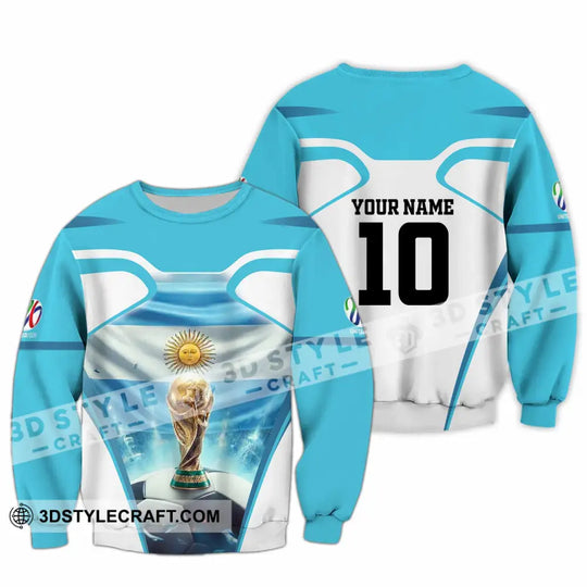 Unisex Shirt - Custom Argentina 3D Shirt style option 3