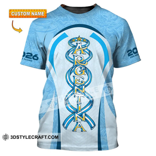 Unisex Shirt - Custom Argentina 3D Shirt style option 1