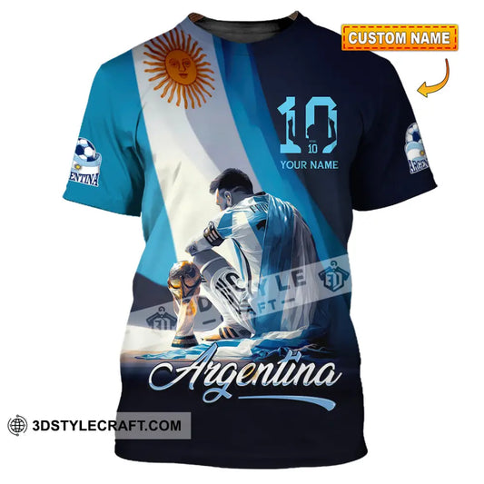 Unisex Shirt - Custom Argentina 3D Shirt T-shirt