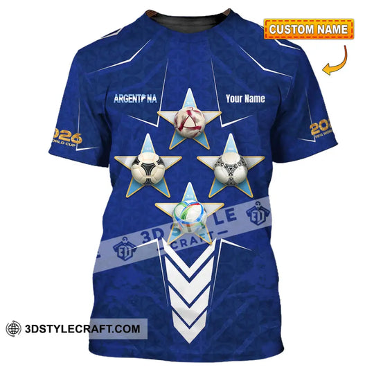 Unisex Shirt - Custom Argentina 3D Shirt style option 1