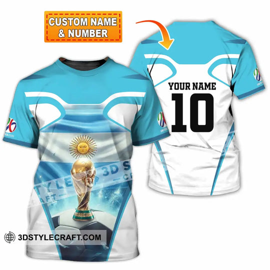 Unisex Shirt - Custom Argentina 3D Shirt style option 1