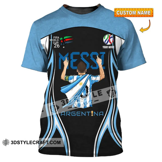 Unisex Shirt - Custom Argentina World Cup 2026 3D Shirt T-shirt