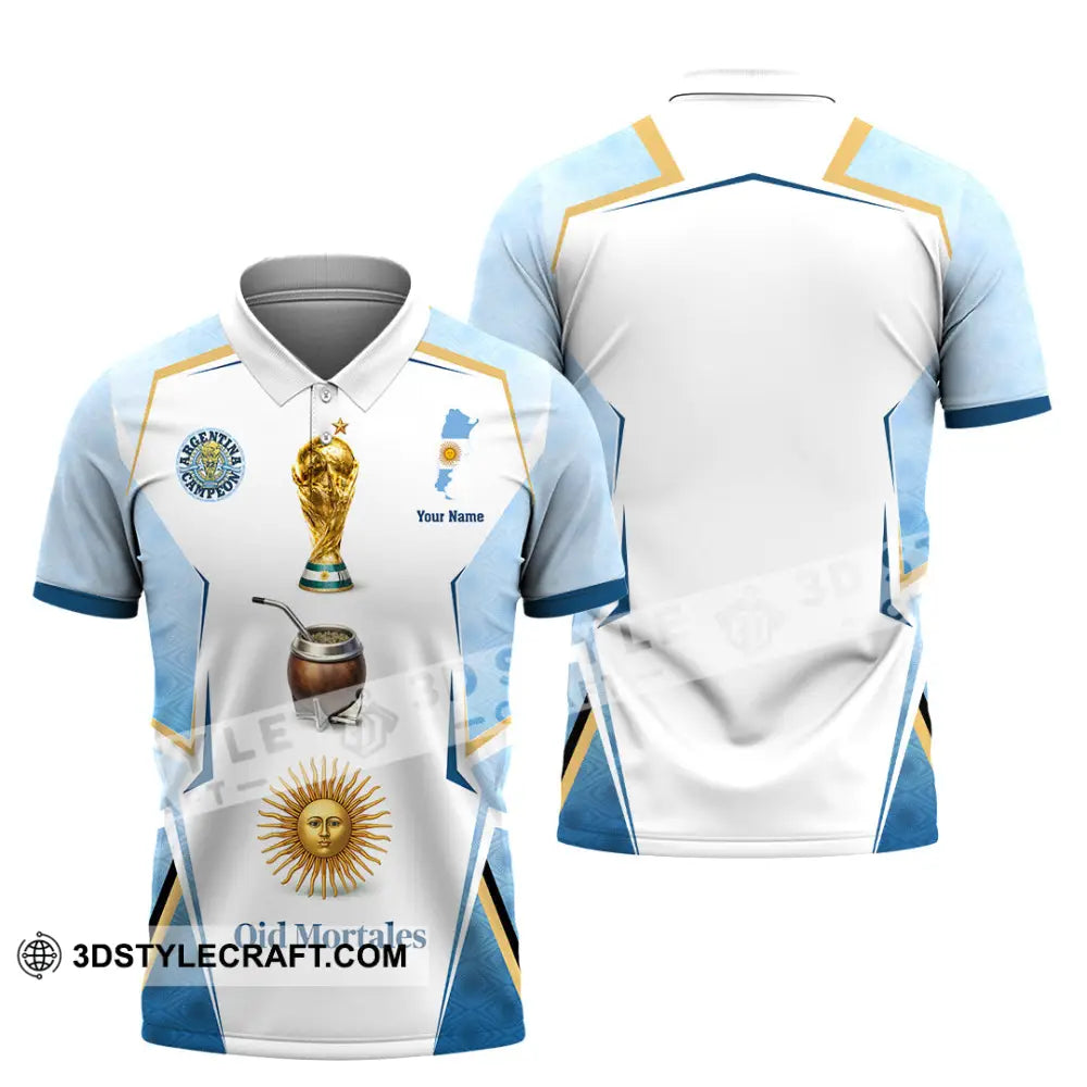Unisex Shirt - Custom Argentina World Cup 2026 3D Shirt - T-shirt