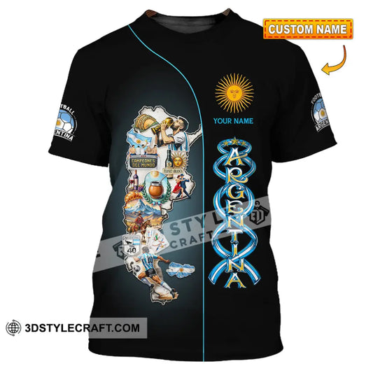 Unisex Shirt - Custom Argentina 3D Shirt T-shirt