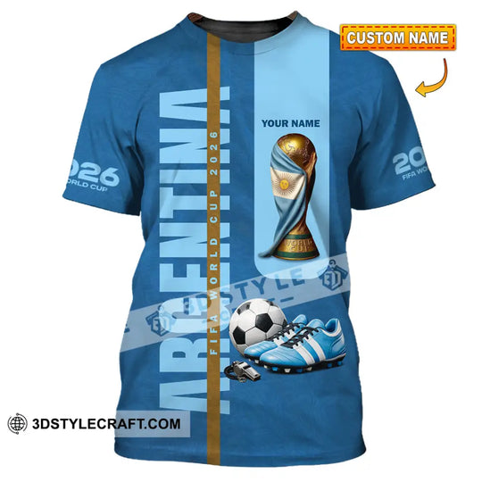 Unisex Shirt - Custom Argentina 3D Shirt style option 1