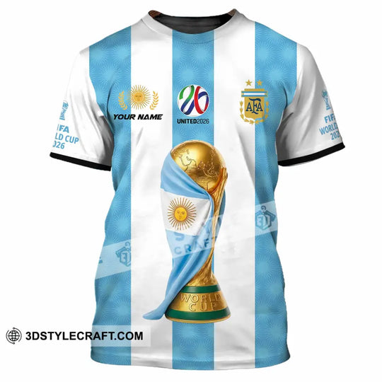 Unisex Shirt - Custom Argentina 3D Shirt style option 2