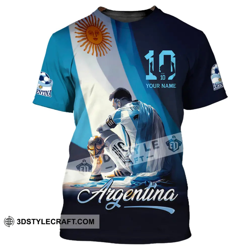 Unisex Shirt - Custom Argentina 3D Shirt T-Shirt / S T-shirt