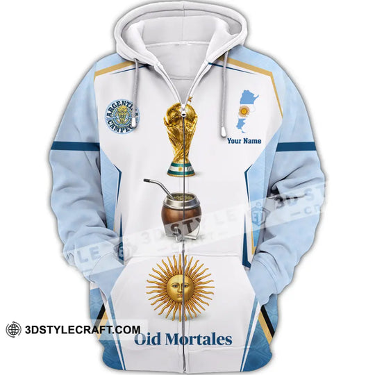 Unisex Shirt - Custom Argentina 3D Shirt style option 3