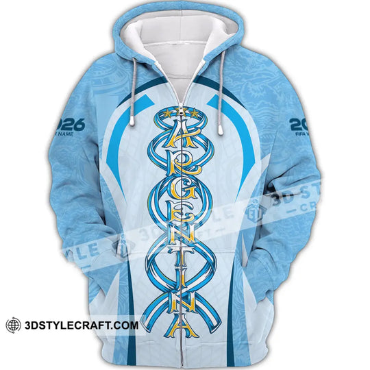 Unisex Shirt - Custom Argentina 3D Shirt style option 3