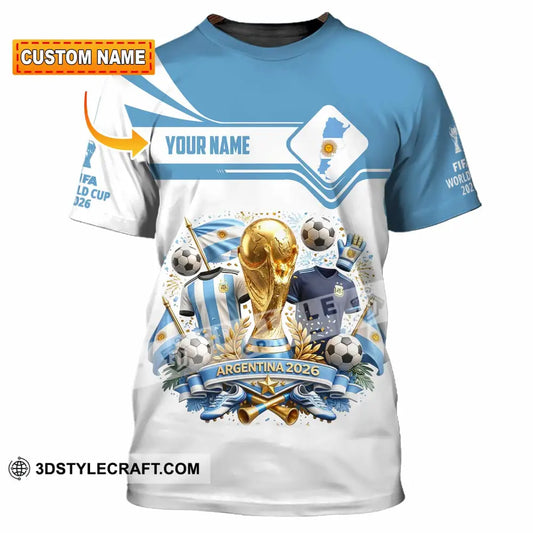 Unisex Shirt - Custom Argentina World Cup 2026 Shirt - T-shirt